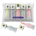 Set of 5 Custom Plastic Highlighter Pen